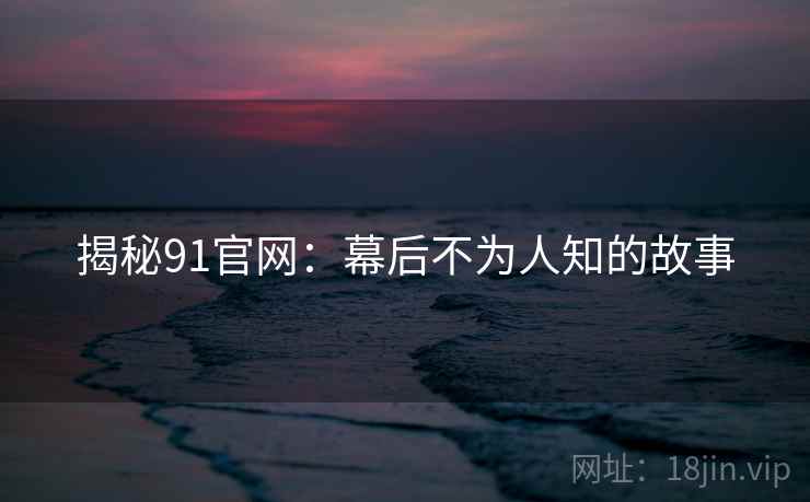 揭秘91官网：幕后不为人知的故事