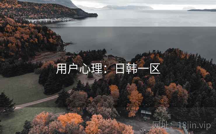 用户心理：日韩一区